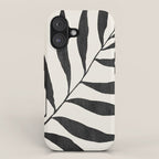 Minimal Abstract Art Plant 26 iPhone Case Gallery Image 1