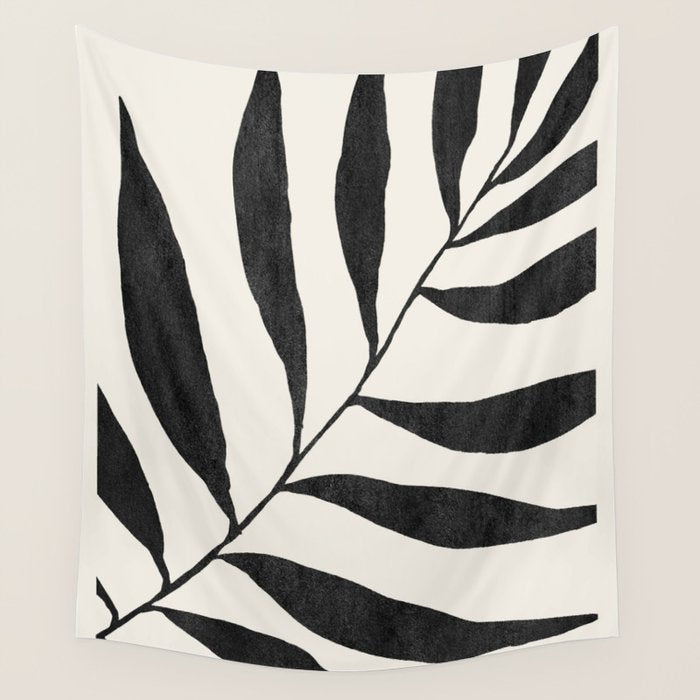 Minimal Abstract Art Plant 26 Wall Tapestry Gallery Image 4
