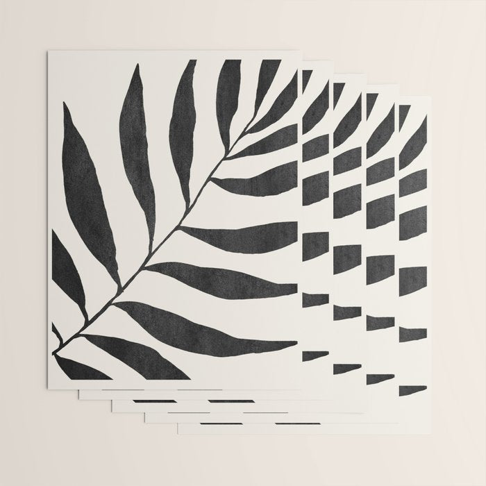 Minimal Abstract Art Plant 26 Wrapping Paper Gallery Image 3