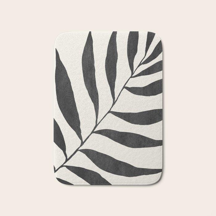 Minimal Abstract Art Plant 26 Bath Mat Gallery Image 1