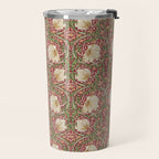 William Morris Vintage Pimpernel Red Thyme Travel Mug Gallery Image 2