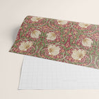 William Morris Vintage Pimpernel Red Thyme Wrapping Paper Gallery Image 2
