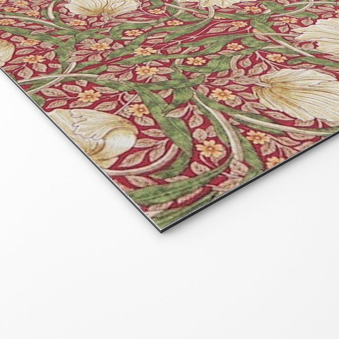 William Morris Vintage Pimpernel Red Thyme Welcome Mat Gallery Image 2