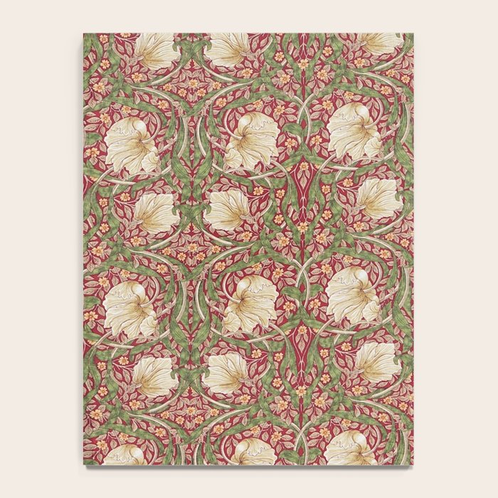 William Morris Vintage Pimpernel Red Thyme Notebook Gallery Image 4