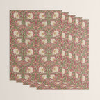 William Morris Vintage Pimpernel Red Thyme Wrapping Paper Gallery Image 3
