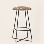 William Morris Vintage Pimpernel Red Thyme Stool Gallery Image 1