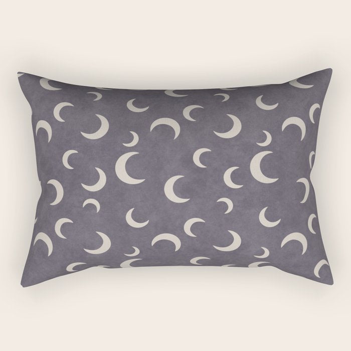 Moonlight Concrete Rectangular Pillow Gallery Image 2