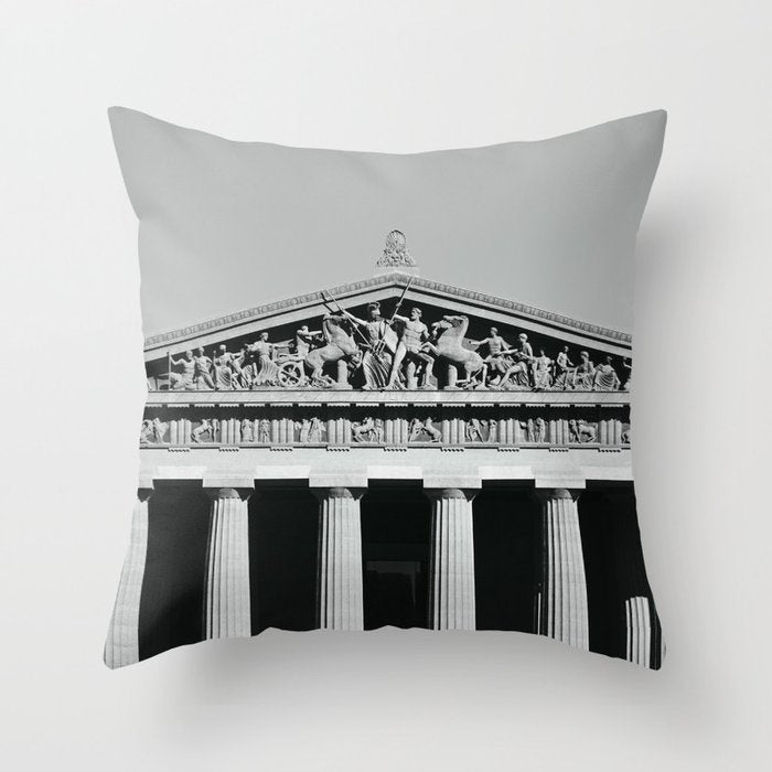 The Parthenon Nashville Tennessee Throw Pillow Gallery Image 1