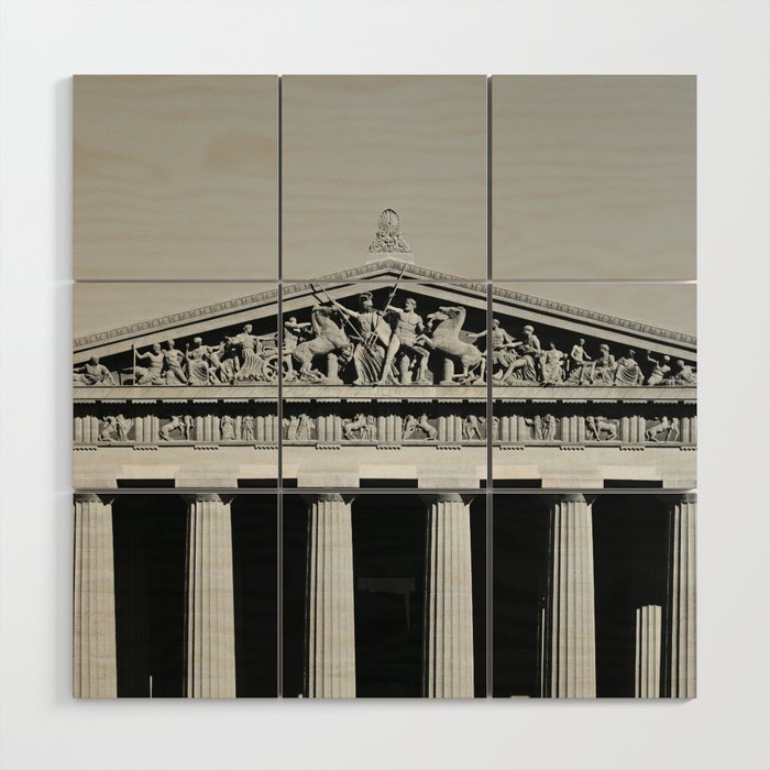 The Parthenon Nashville Tennessee Wood Wall Art Gallery Image 1