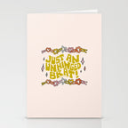 Just An Unhinged Brat Stationery Card Gallery Image 2