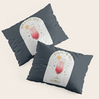 Pina Colada Cocktail Zodiac Sign Pillow Sham Gallery Image 3