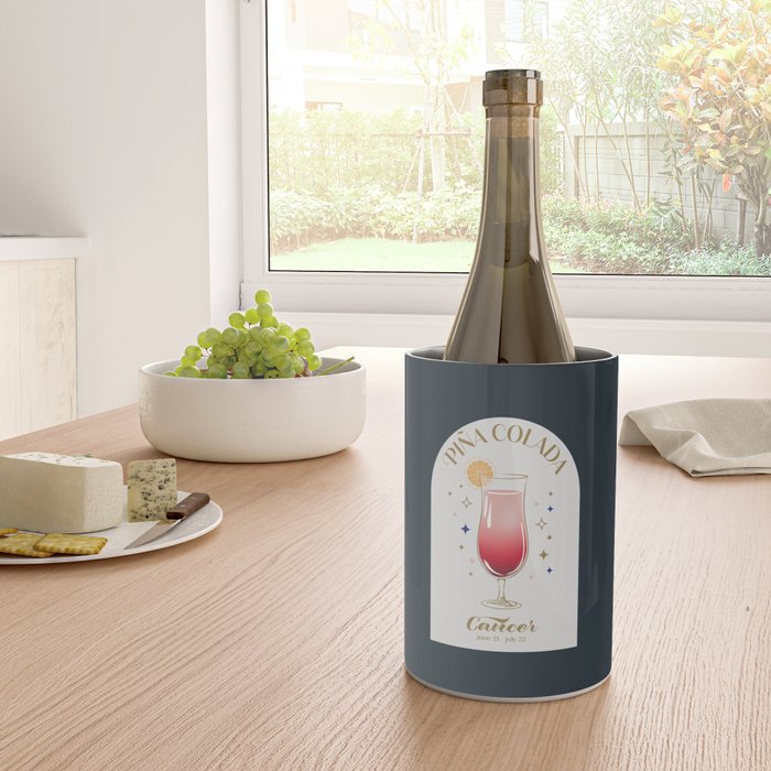 Pina Colada Cocktail Zodiac Sign Wine Chiller Gallery Image 4