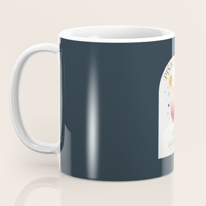 Pina Colada Cocktail Zodiac Sign Coffee Mug Gallery Image 3