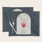 Pina Colada Cocktail Zodiac Sign Placemat Gallery Image 1