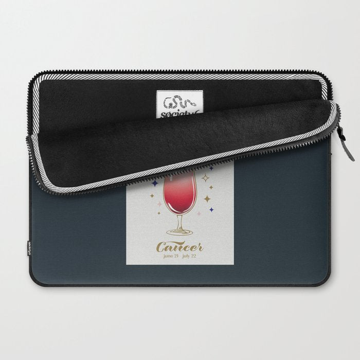 Pina Colada Cocktail Zodiac Sign Laptop Sleeve Gallery Image 2