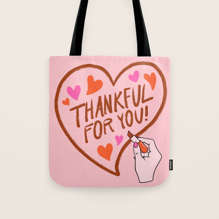 Thankful For You Tote Bag Gallery Image 1