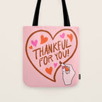 Thankful For You Tote Bag Gallery Image 1