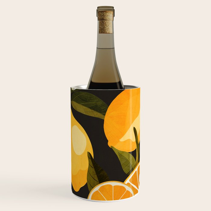 Lemons Botanical Art 1 Wine Chiller Gallery Image 1