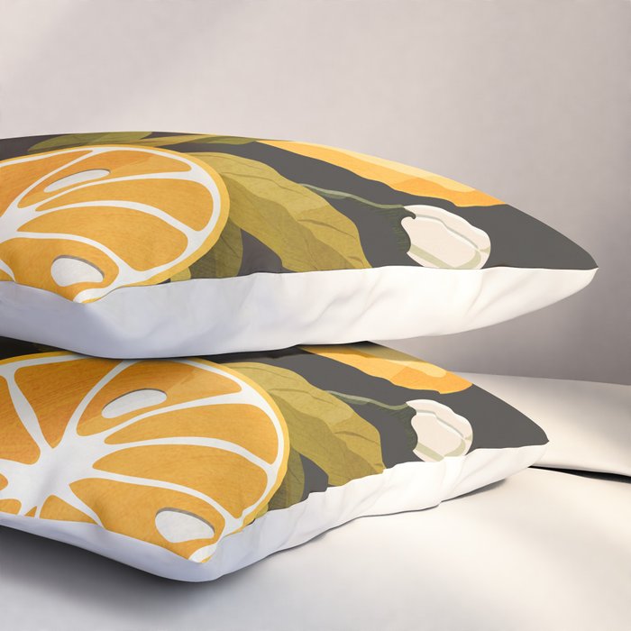 Lemons Botanical Art 1 Pillow Sham Gallery Image 3