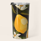 Lemons Botanical Art 1 Travel Mug Gallery Image 3