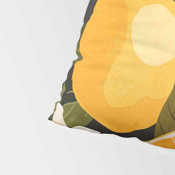 Lemons Botanical Art 1 Pillow Sham Gallery Image 4