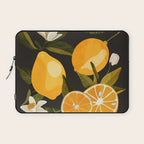 Lemons Botanical Art 1 Laptop Sleeve Gallery Image 1