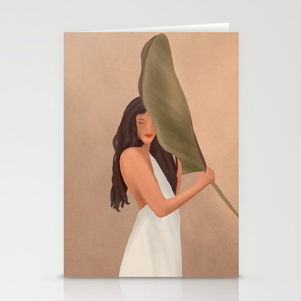 Shade of a Leaf Stationery Card Gallery Image 1