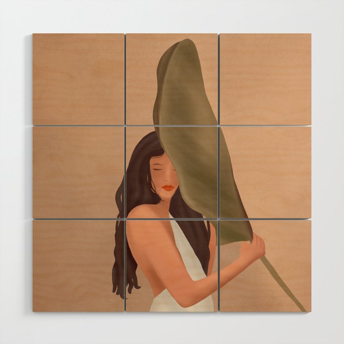 Shade of a Leaf Wood Wall Art Gallery Image 1
