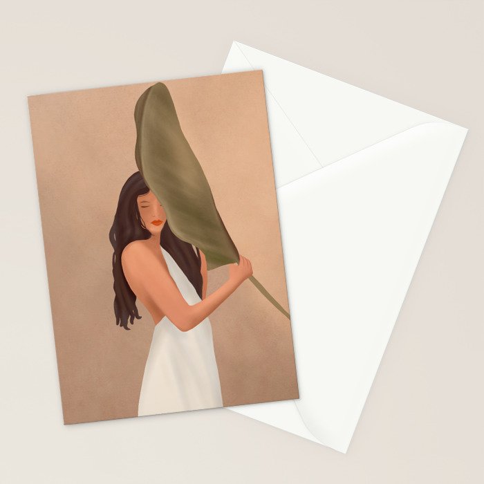 Shade of a Leaf Stationery Card Gallery Image 2