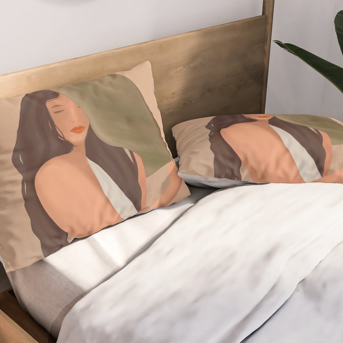 Shade of a Leaf Pillow Sham Gallery Image 2