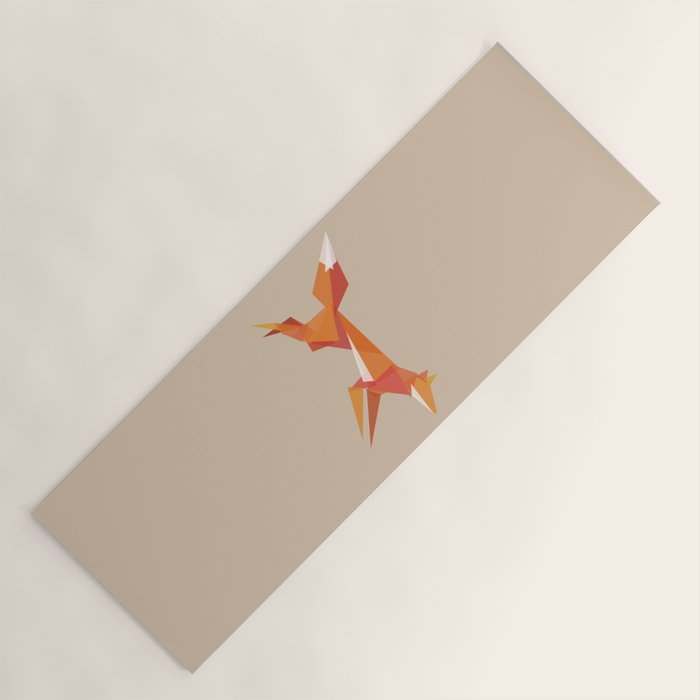 Fractal geometric fox Yoga Mat Gallery Image 1