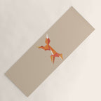 Fractal geometric fox Yoga Mat Gallery Image 1