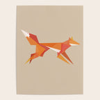 Fractal geometric fox Poster Gallery Image 4