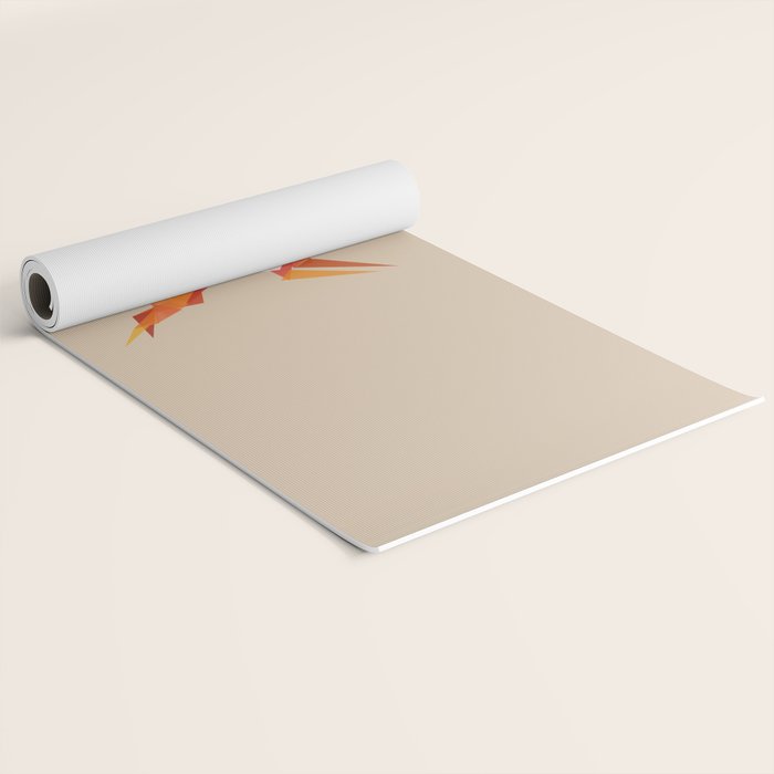 Fractal geometric fox Yoga Mat Gallery Image 2