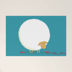 Fluffy Sheep Welcome Mat Gallery Image 1
