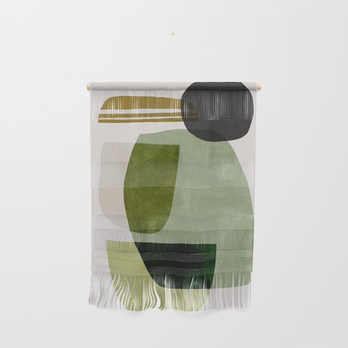 Green Abstract Wall Hanging Gallery Image 1