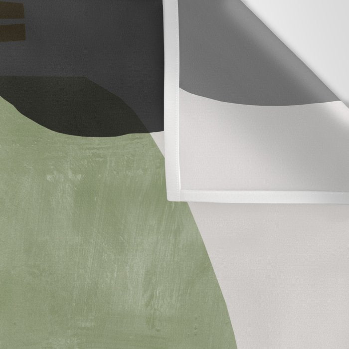 Green Abstract Wall Tapestry Gallery Image 3