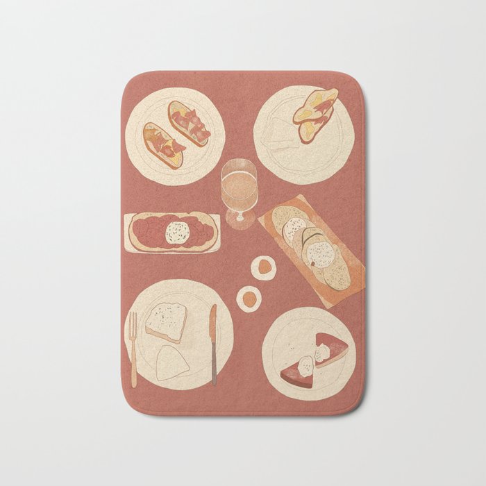 Breakfast 2 Bath Mat Gallery Image 1