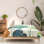 Colorful Tropical Greenery Comforter Gallery Image 3