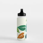 Colorful Tropical Greenery Water Bottle Gallery Image 3