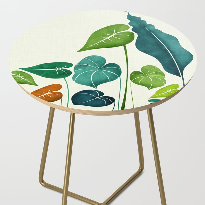 Colorful Tropical Greenery Side Table Gallery Image 2