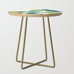 Colorful Tropical Greenery Side Table Gallery Image 1