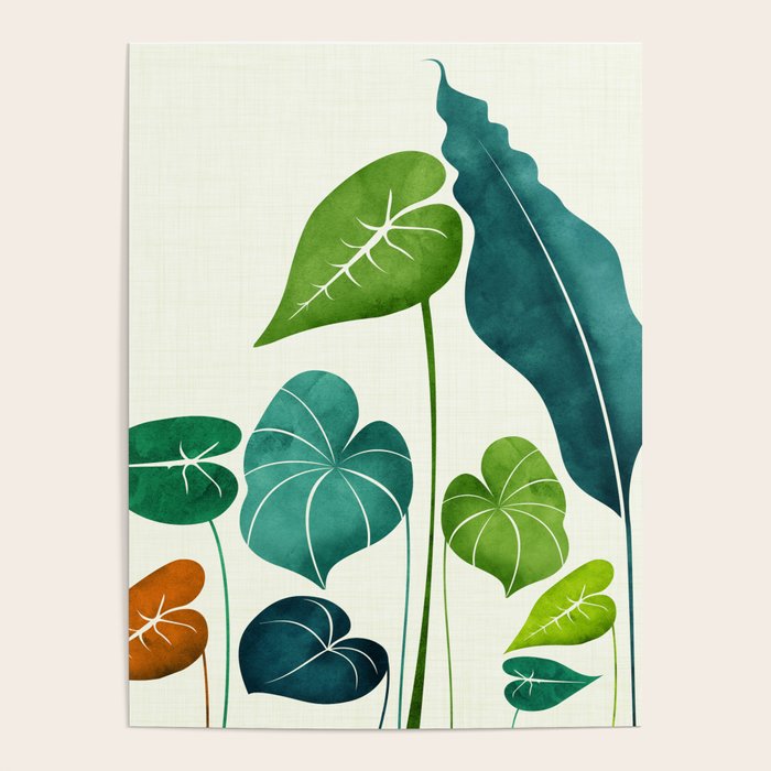 Colorful Tropical Greenery Poster Gallery Image 4