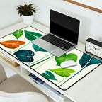 Colorful Tropical Greenery Desk Mat Gallery Image 2
