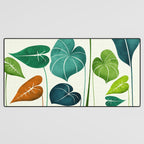 Colorful Tropical Greenery Desk Mat Gallery Image 3