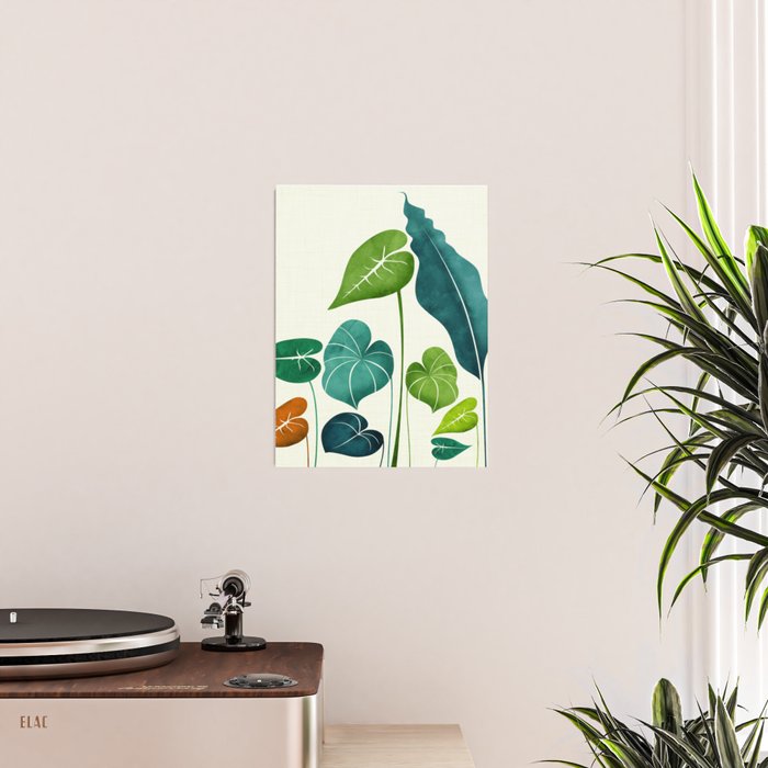 Colorful Tropical Greenery Poster Gallery Image 2