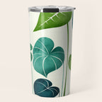 Colorful Tropical Greenery Travel Mug Gallery Image 1