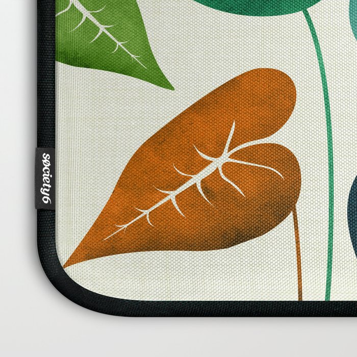 Colorful Tropical Greenery Laptop Sleeve Gallery Image 3
