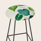 Colorful Tropical Greenery Stool Gallery Image 2