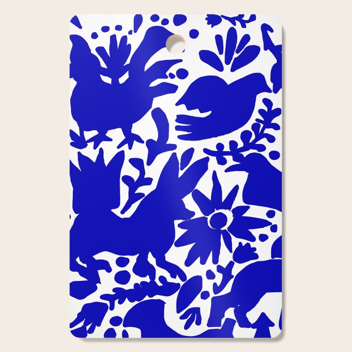 Blue Otomi  Cutting Board Gallery Image 1